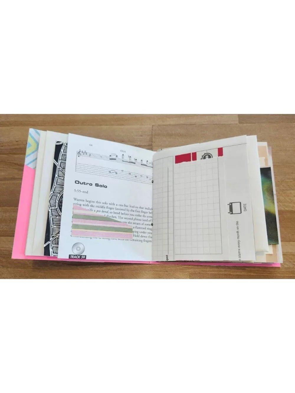 Junk Journal Handmade 96 pages Floral